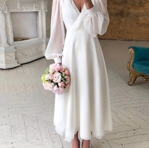 Wedding-elopement-shower dress, Size 16